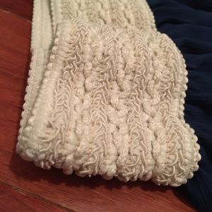 Girls navy blue skirt. Short hemline (in front)